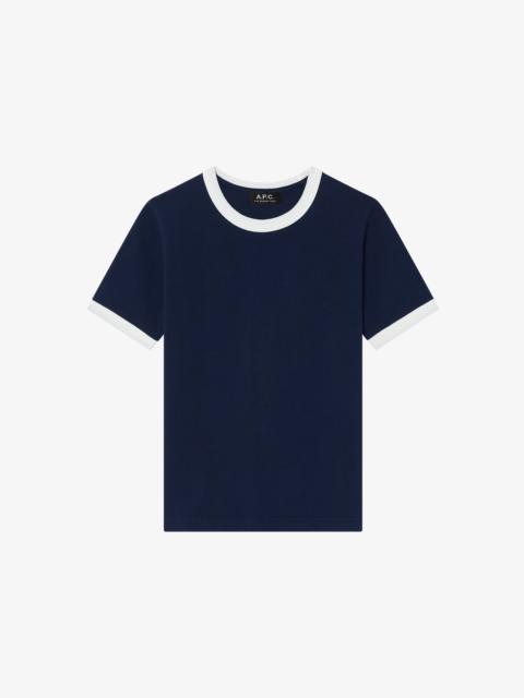 A.P.C. RINGER CROP T-SHIRT