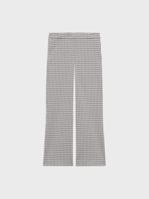 Theory Kick Pant in Stretch Houndstooth Knit