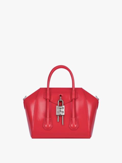 Givenchy MINI ANTIGONA LOCK BAG IN BOX LEATHER