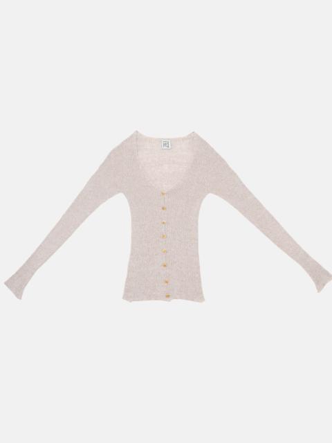 BASERANGE Loulou Cardigan - Linen Cotton Rib
