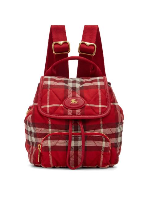 Burberry Red Mini Horseshoe Backpack​