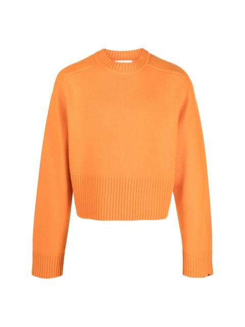 crew-neck cashmere jumper