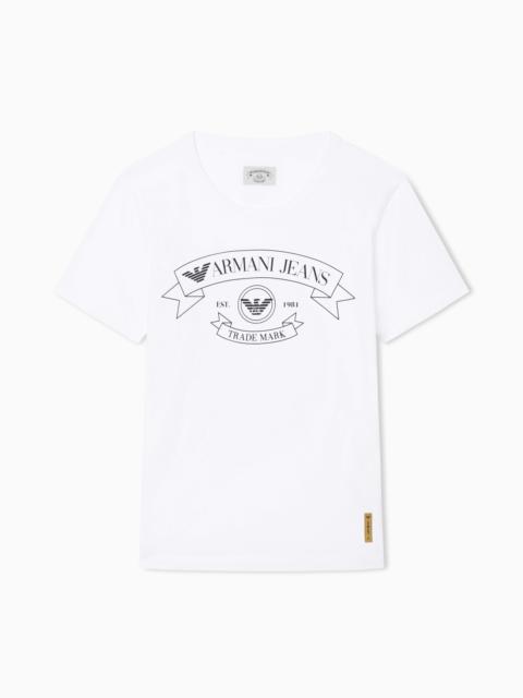 EMPORIO ARMANI COTTON JERSEY CREWNECK T-SHIRT
