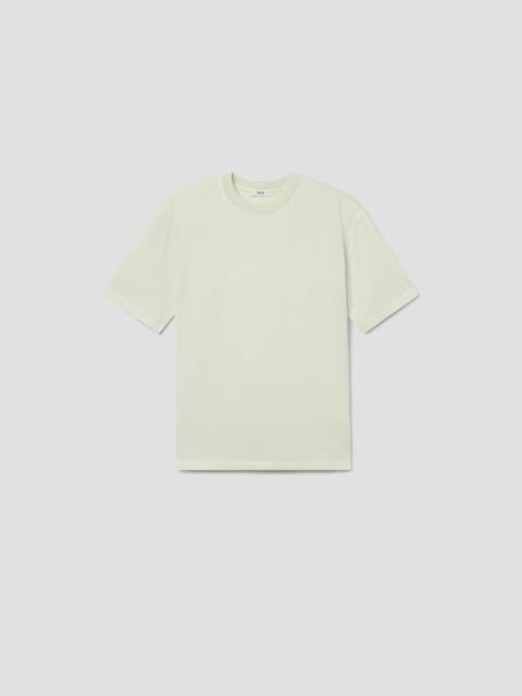 AGOLDE ASHA MOCK NECK TEE IN MINT CREAM