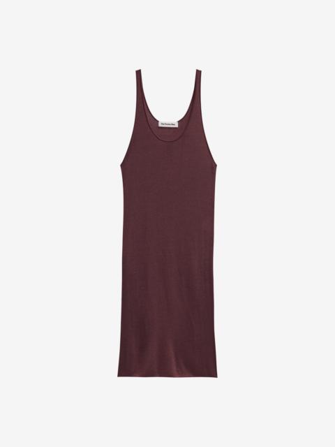 The Frankie Shop Miami Knit Mini Dress - Burgundy
