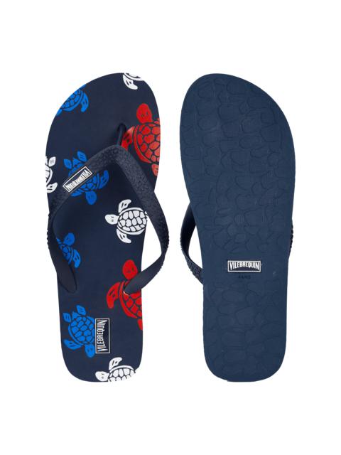 Vilebrequin Men Flip flop Tortues Multicolores