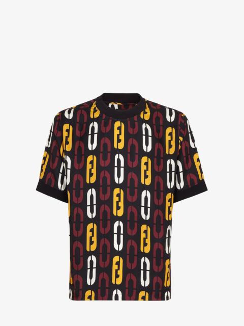 FENDI Multicolor silk T-shirt