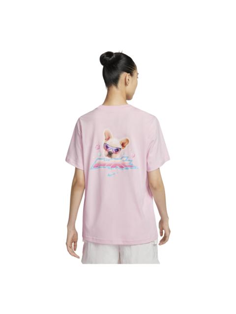 Nike (WMNS) Nike Sportswear Essential T-shirt Asia Sizing 'Pink' HM4625-663