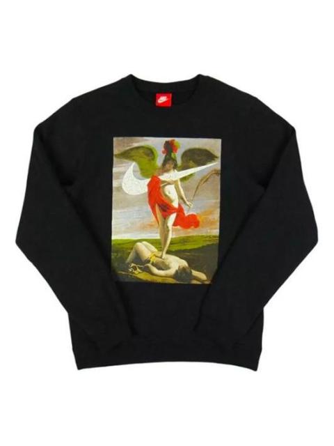 Nike Nike Crew Greece Allegory Sweatshirt For Men Black AQ7139-010