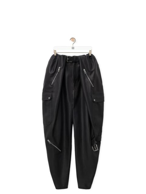 Loewe Balloon cargo trousers in mellow nappa lambskin