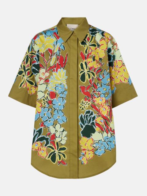 ALÉMAIS Solstice floral cotton-blend shirt