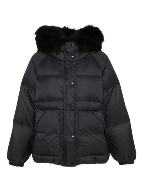 Yves Salomon shearling-hooded jacket