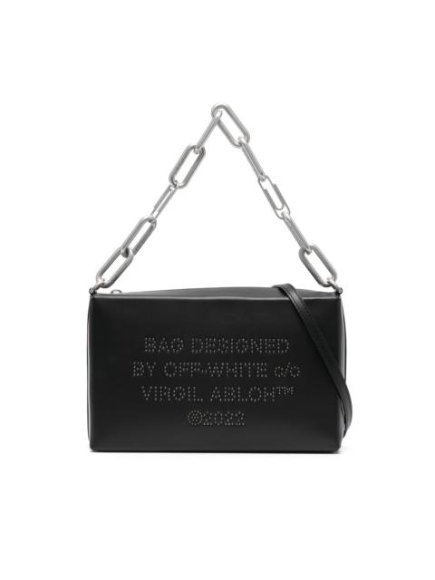 Off-White logo-studded shoulder bag