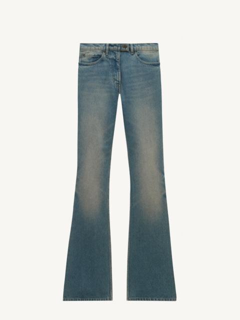 courrèges 5 POCKET DENIM BOOTCUT TROUSERS