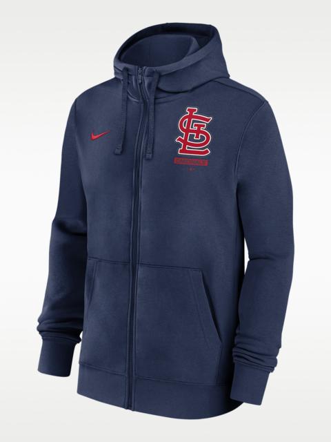 Nike St. Louis Cardinals Lockup Men's Nike MLB Full-Zip Hoodie