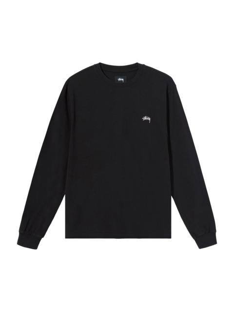 Stüssy Stussy Stock Logo Long-Sleeve Crew 'Black'