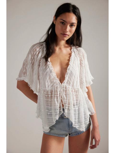 FREE PEOPLE In Your Dreams Lace Top