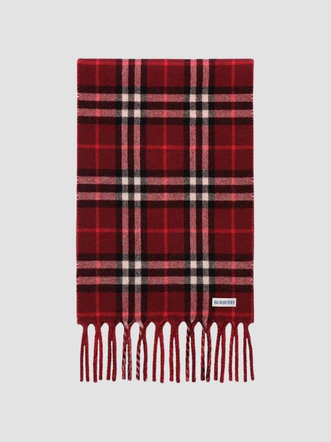 Burberry Women's Check Cashmere Reversible Scarf - Red