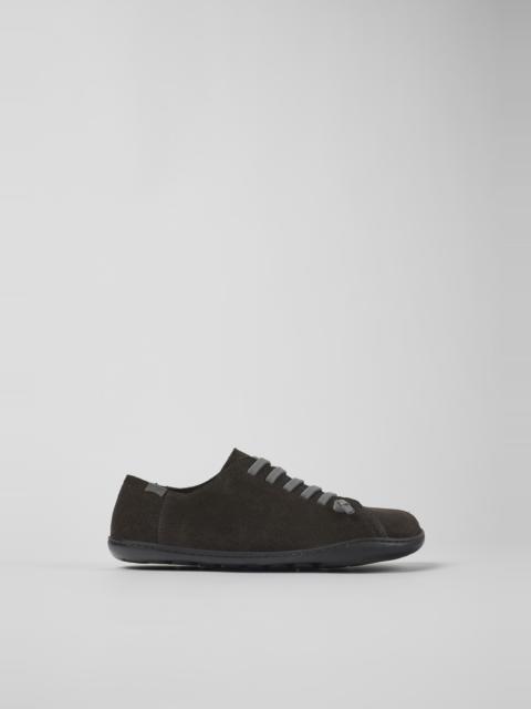 CAMPER Peu Gray nubuck shoes for women