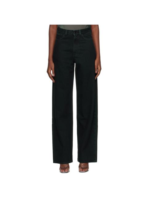 032c Green "Goya" Wide Leg Jeans