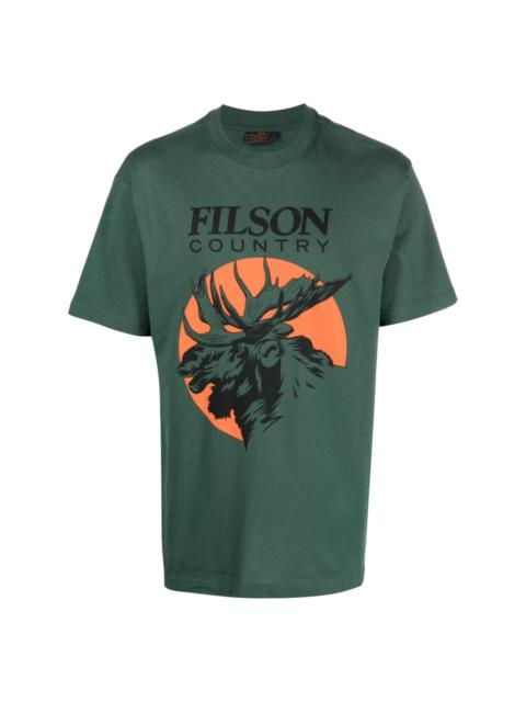 FILSON logo-print cotton T-shirt