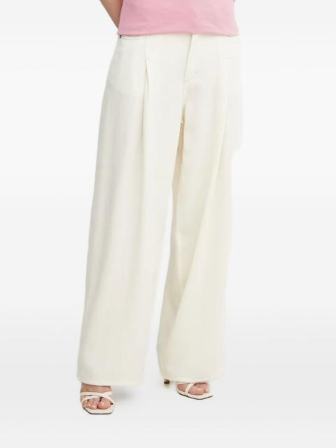 BOSS pleated wide-leg jeans