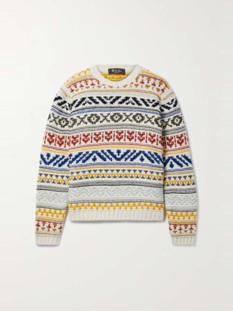 Bernina Fair Isle cashmere sweater