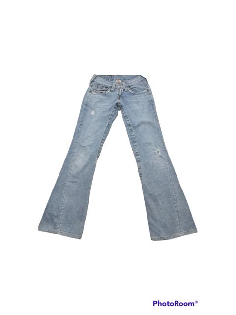 Other Designers Vintage - True Religion Distressed Super Flare Jeans