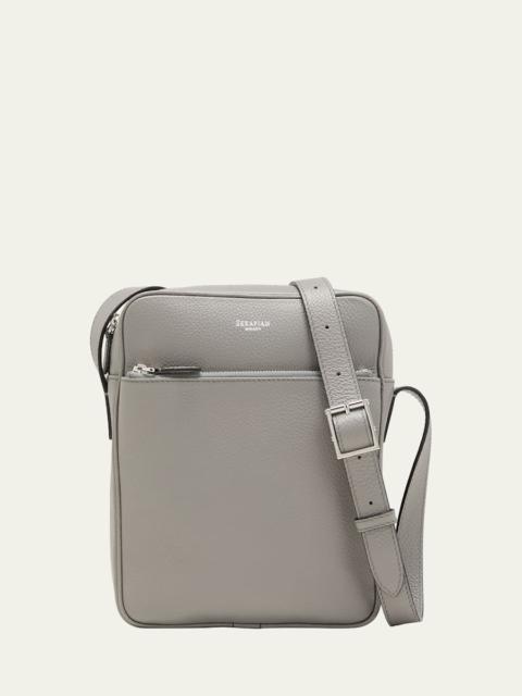 Serapian Men's Cachemire Leather Crossbody Bag