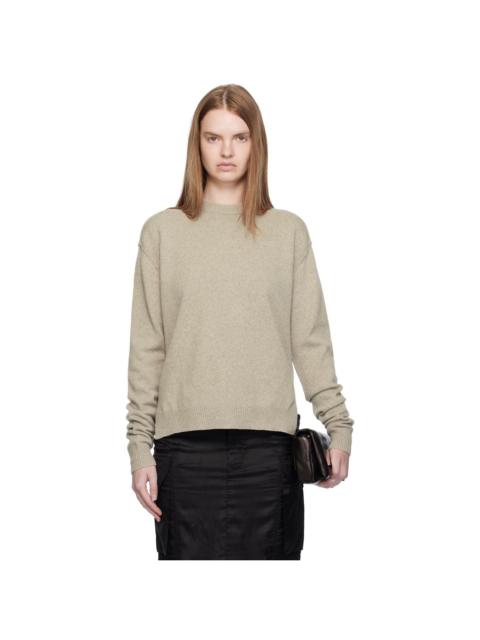 Rick Owens Off-White Concordians Round Neck Sweater