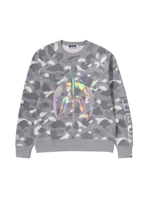 BAPE City Camo Shark Crewneck 'Grey'