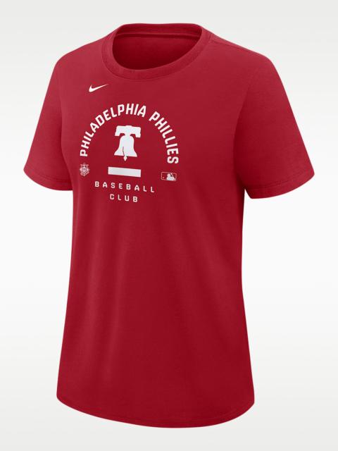 Nike Philadelphia Phillies Authentic Collection Early Work Women's Nike Dri-FIT MLB T-Shirt