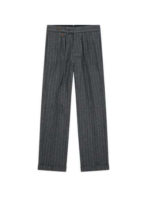FORTELA Jem striped wool trousers