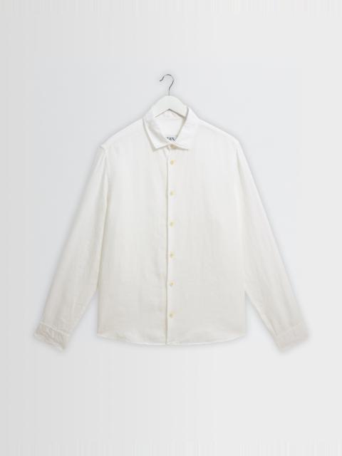 Wax London Dartford - White Washed Linen Shirt