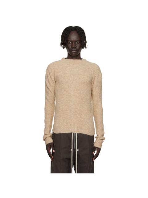 Rick Owens Beige Concordians Headon Pull Sweater