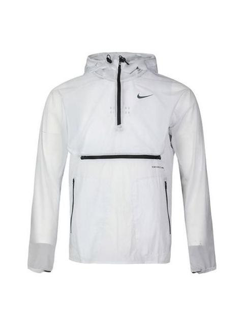 Nike Run Division Flash Running Jacket For Men White CU5537-043