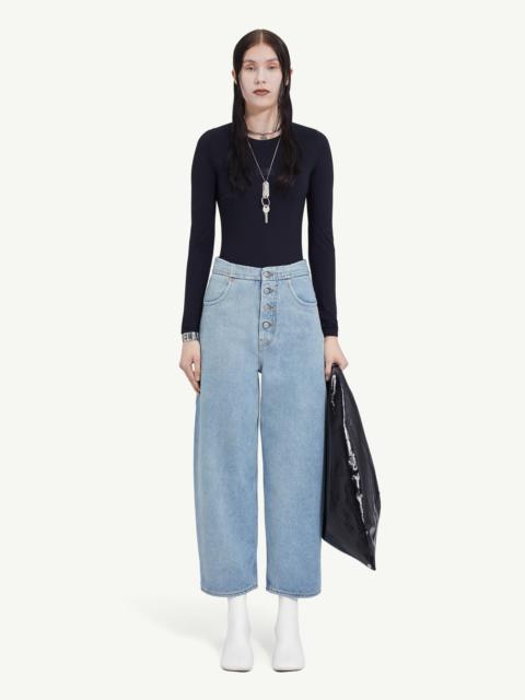 MM6 Maison Margiela Mid-rise cropped jeans