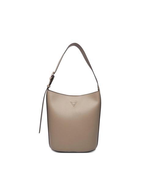 GUESS USA triangle logo tote bag