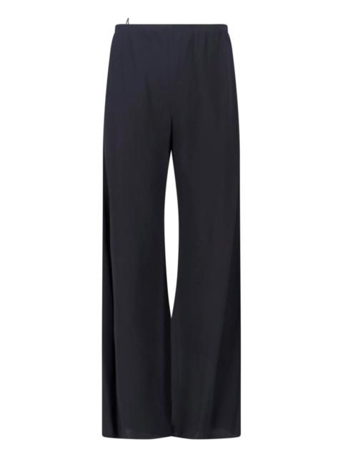 The Row WIDE SILK TROUSERS