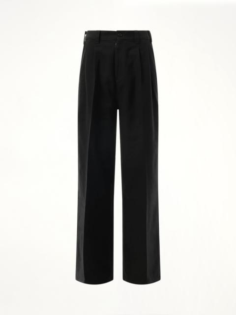 Maison Margiela Heavy Cotton Wide Pants in Black