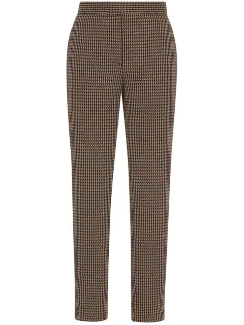 ROSETTA GETTY houndstooth cropped skinny trousers