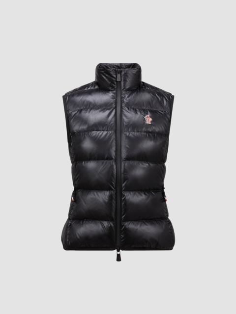 関税込 Moncler Pinchot Lame Down Gilet Silver Pinchot Lamé Down Gilet - Vests for Women | Moncler IT