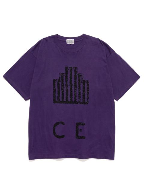 Cav Empt OVERDYE STAMPED CE BIG T PURPLE