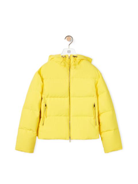 Loewe Hooded puffer in cotton