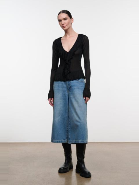 STAUD STAUD KIKO TOP BLACK