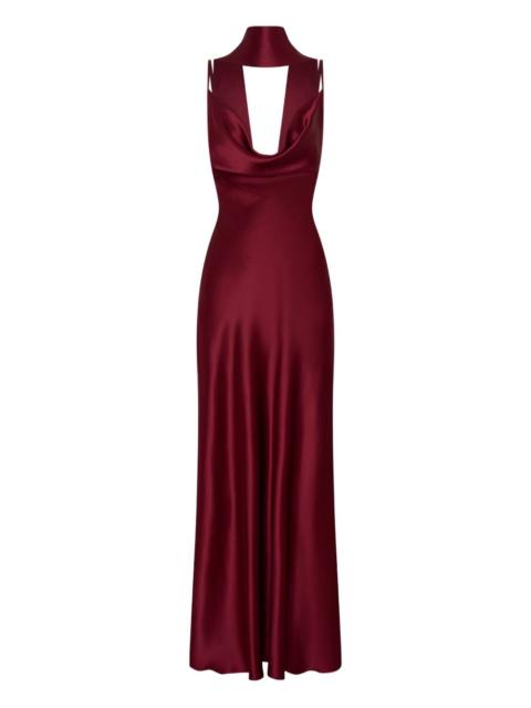 NICHOLAS Geneva cowl-neck dress