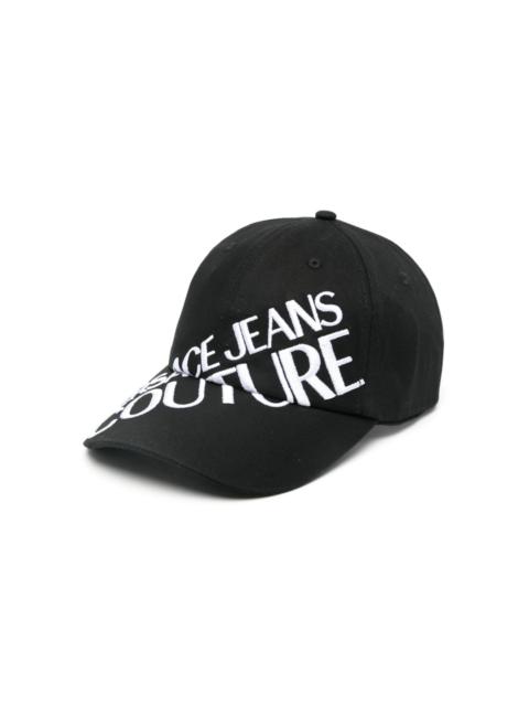 VERSACE JEANS COUTURE embroidered-logo cotton cap