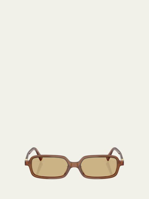 Miu Miu 52MM Rectangular Sunglasses
