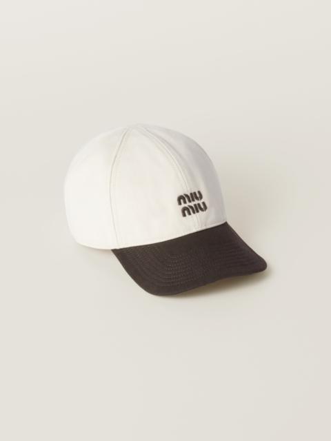 Miu Miu Drill baseball cap