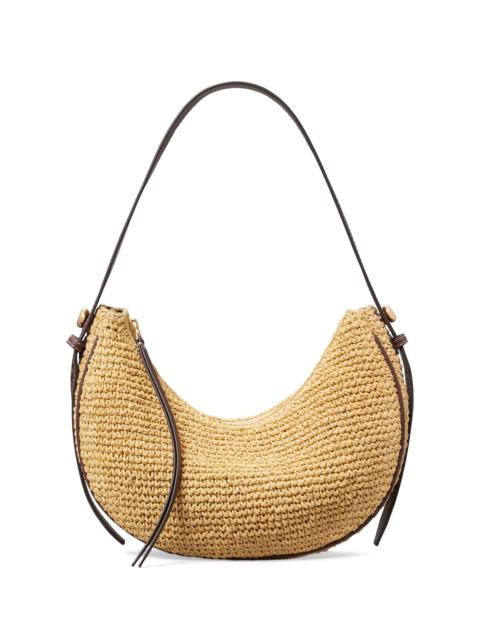 TORY BURCH Women's Monogram Crochet Shoulder Bag - Natural